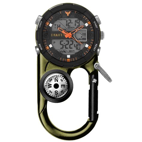 change battery dakota carabiner watch.